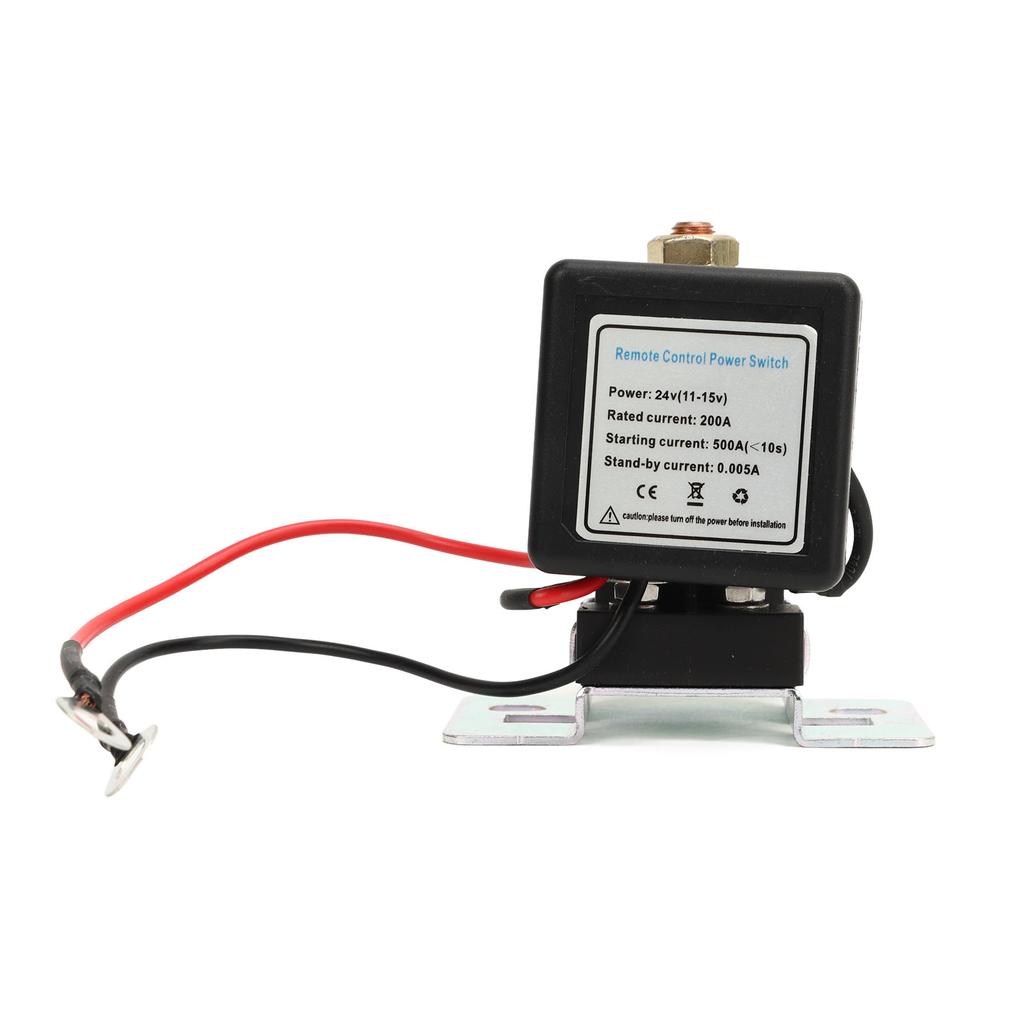 Car Battery Disconnect Switch High Current Master Battery Power Kill Disconnector Switch with 2 Remote Control 24V