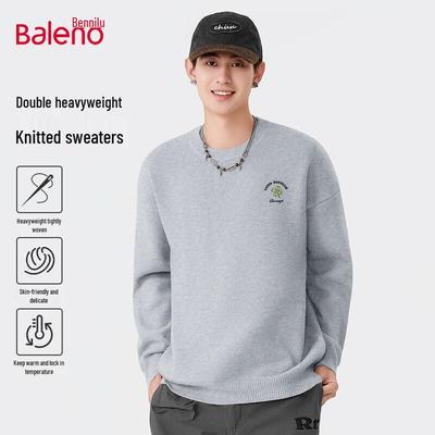 Baleno Unisex Heavyweight Crew Neck Knit Sweater