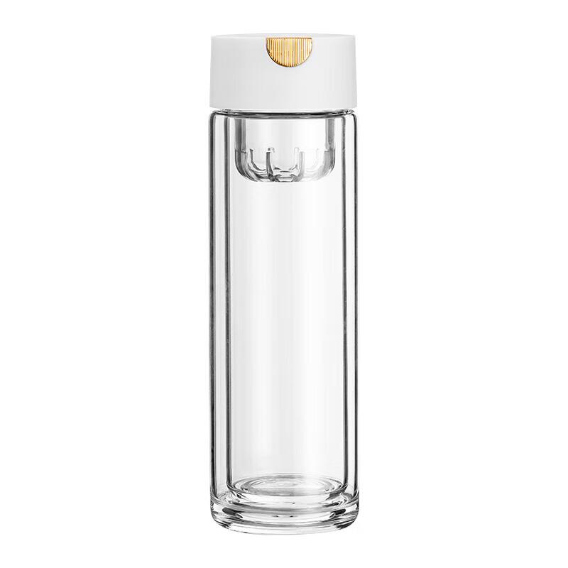 Dileber Double-Layer Glass Tumbler