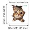 Cute Cat Toilet Stickers, Waterproof Removable Self-Adhesive Bathroom Home Decor