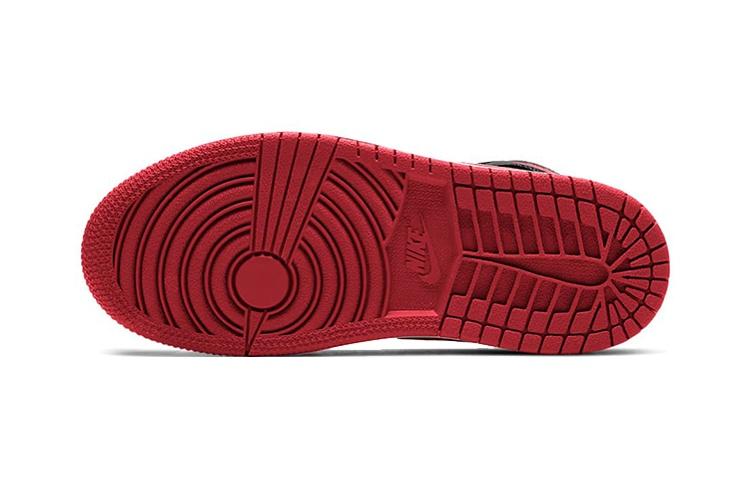 Jordan 1 Mid PS Black Gym Red 640734-122