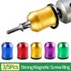 3/5Pcs Removable Magnetic Screwdriver Drill Bit Holder Strong Magnetic Screw Holder Ring for Power Tools Mechanics Carpenters