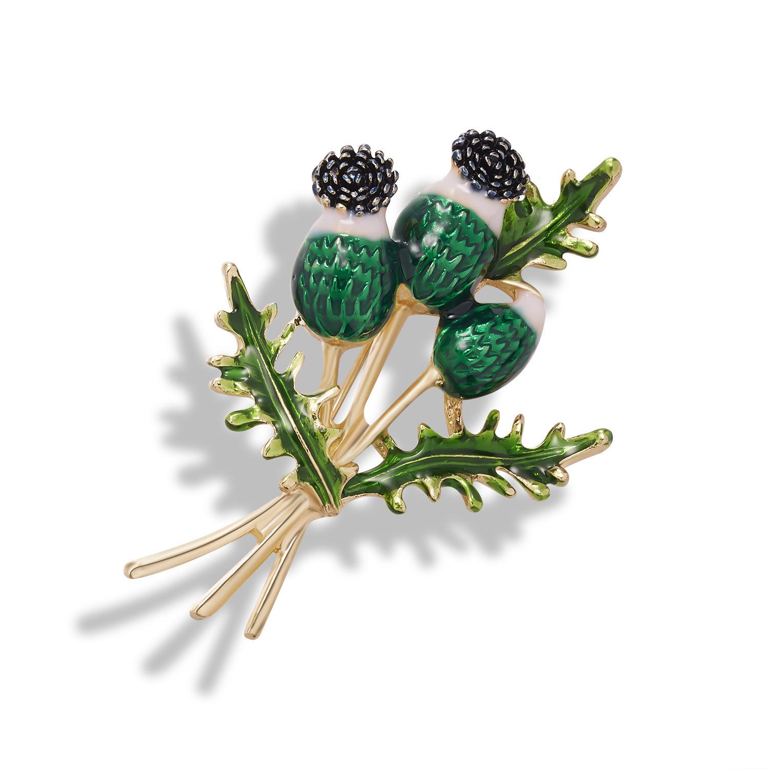 

Эмалевая булавка «Ромашка» с изображением индивидуальной креативной картины маслом в виде подсолнуха и розы