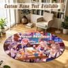 Honkai Star Rail Personalized Round Rug Support Custom Name, Soft Home Decor Mat
