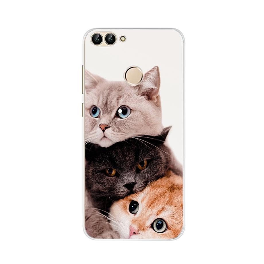 For Huawei P Smart 2018 Case TPU Soft Silicone Back Cover Phone Case For Huawei P Smart 2019 Cover Fundas FIG-LX1 PSmart Case