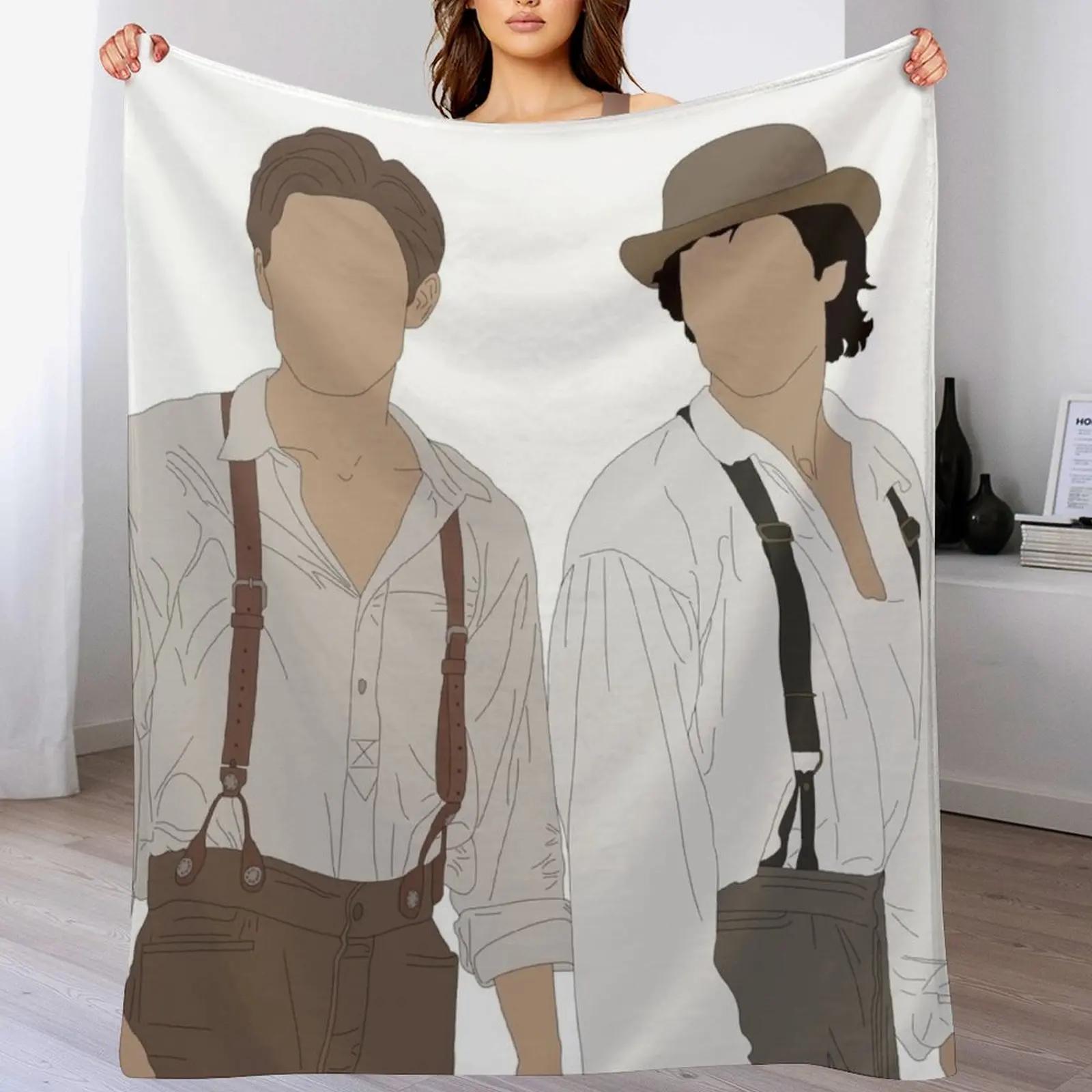 

Salvatore Brothers Throw Blanket Plush Fuzzy Cozy Blanket for Couch Sofa 102x76cm(40x30in)