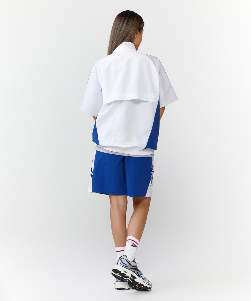 Reebok Vector Block Short Sleeve Anorak - Off White: Blue