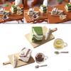 Dollhouse Miniature Cake Food Dessert Models, Pastry Accessories Ornaments DIY Pou House