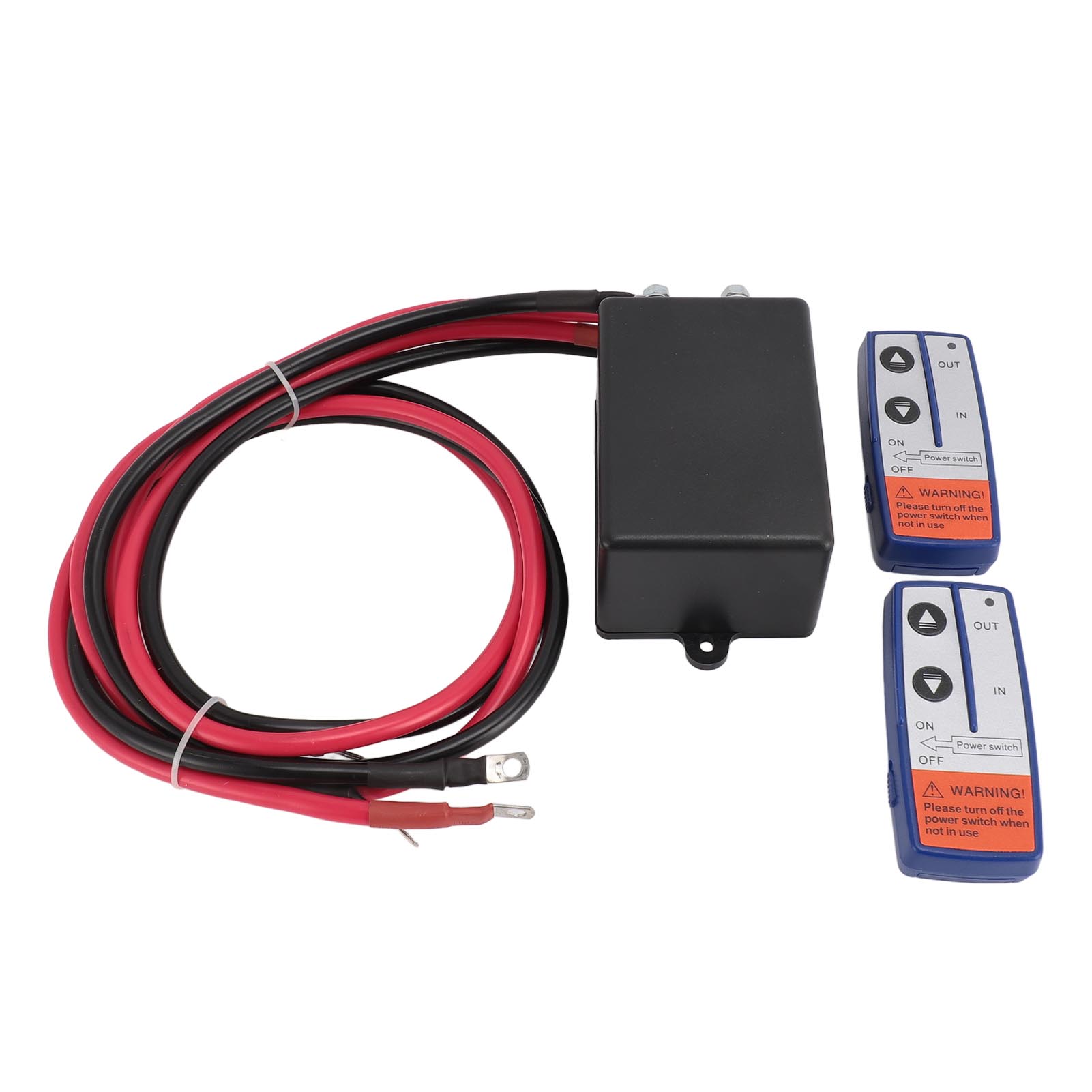 

Реле электрической лебедки 250А 12В с 2 пультами дистанционного управления, блок управления лебедкой, реле для квадроциклов, тракторов, кранов, транспортных средств