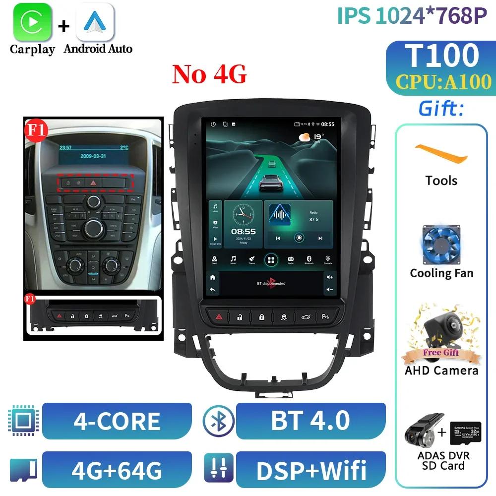 9,7 Zoll Autoradio Android 14 Für Opel Astra Buick Verano 2009-2015 Multimedia Navigation Kabelloses CarPlay Headunit Touchscreen