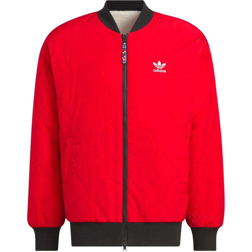 Adidas Originals Feifei Ruan Collaboration FW23 New Year Reversible Sherpa Jacket Unisex Outerwear White IX4214