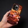T-Tomorrowland Phone Case For iPhone17, 16,15,14,13,12 Pro Max Black Candy Matte Shockproof Cover