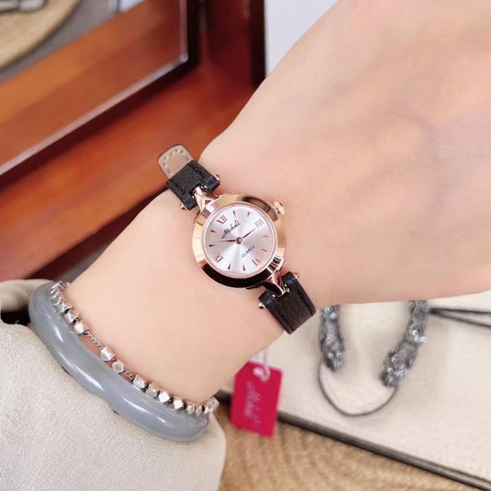 Small Dial Belt Women'S Watch Exquisite And Elegant Antique Retro Watch Simple Roman Characters