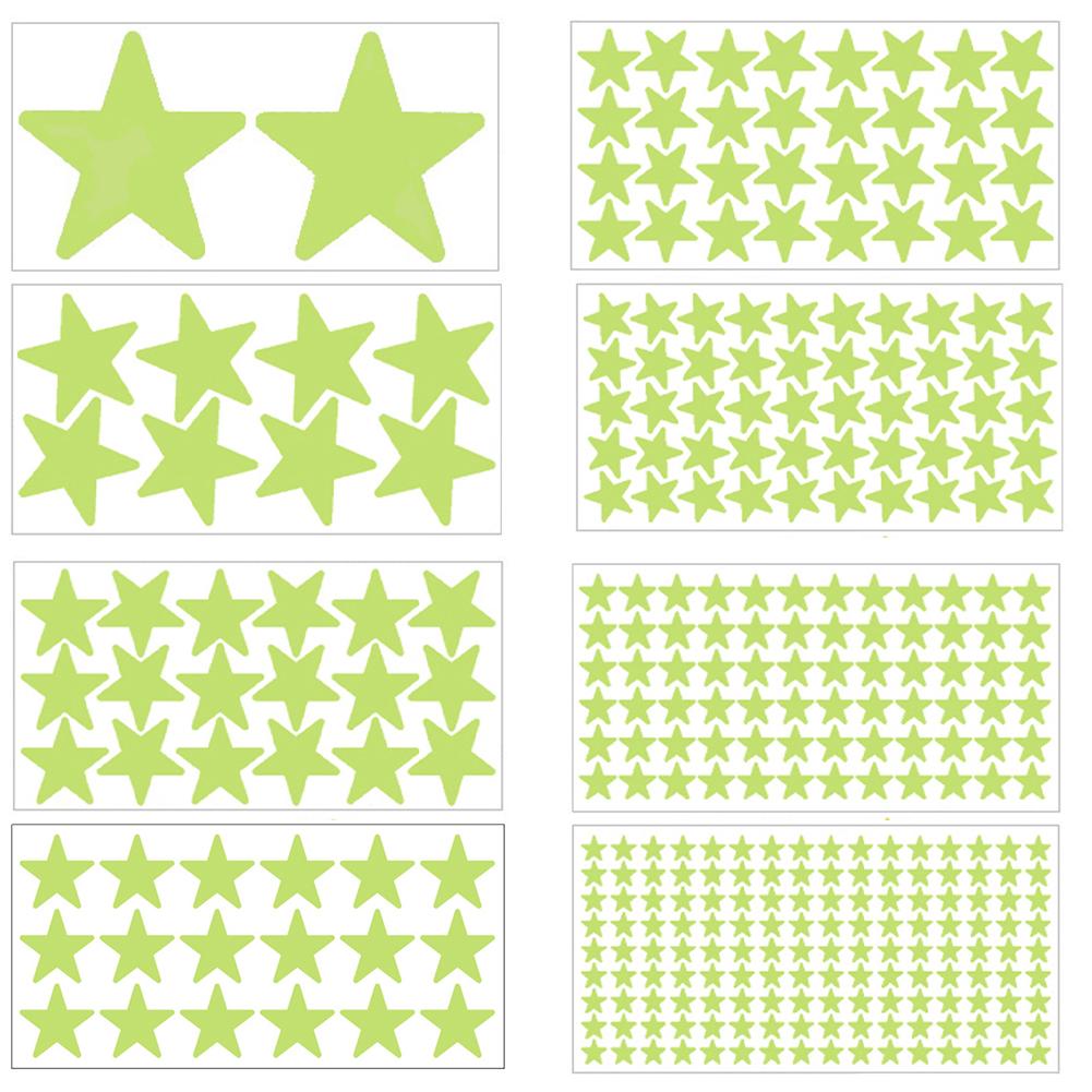 Leuchtende Sterne Wandaufkleber Wiederverwendbar Schlafzimmer Decke Heimdeko Leuchtende Wandaufkleber Für Kinder Babyzimmer DIY Dekor
