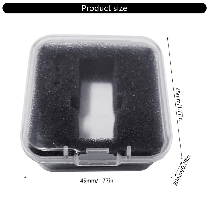 5/10 Stück Phono Shell Case Headshell Cartridge Keeper Transparent Plattenspieler Plattenspieler Stifte Halter Phonographen Lagerung