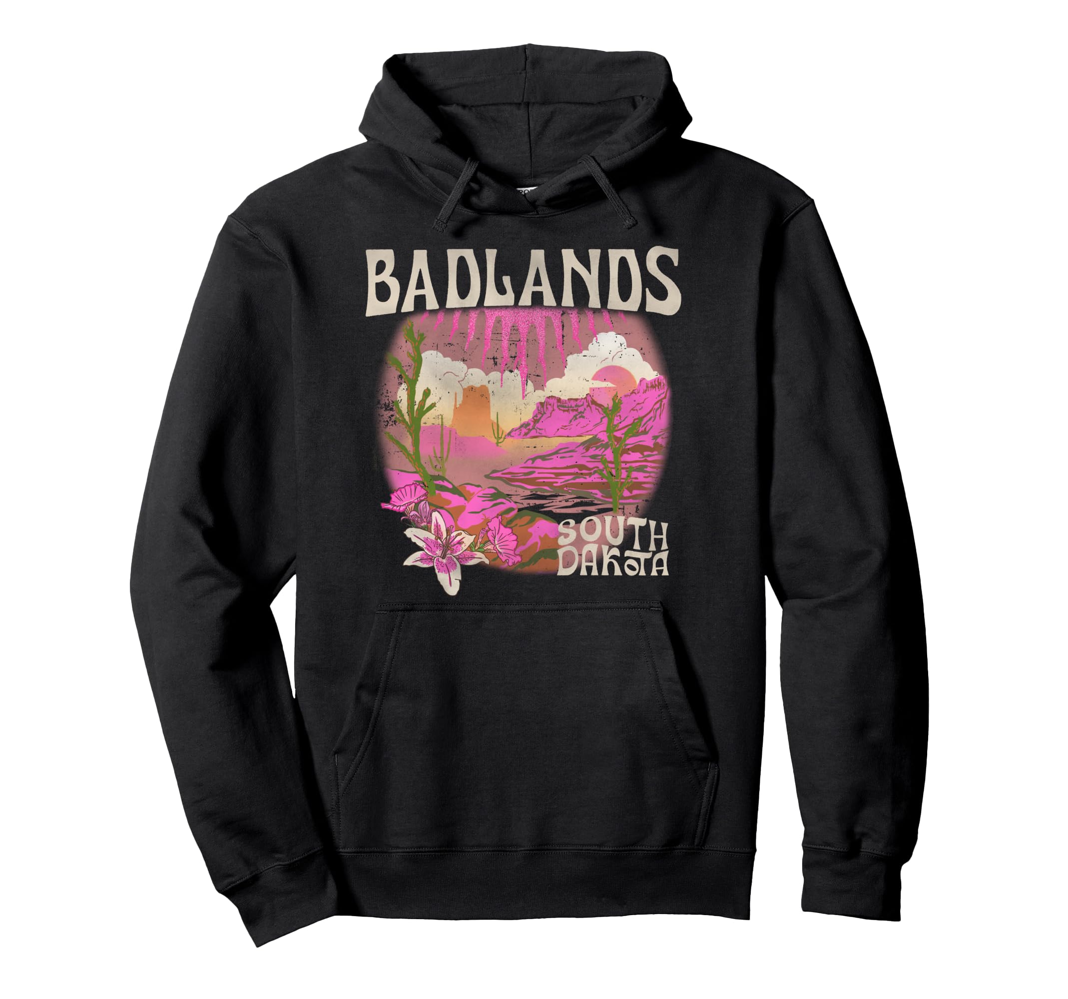 

Badlands South Dakota National Park Landscape Image V2 Hoodie