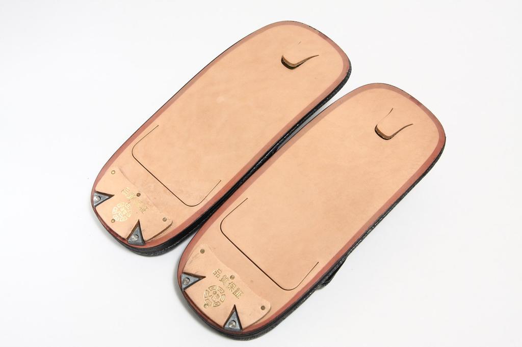 Setta Cowhide Made in Japan [Hasegawa] Men's "Tsumugi-style" Sandals/Zori Sandals, Sole, (Size 3L, Navy)