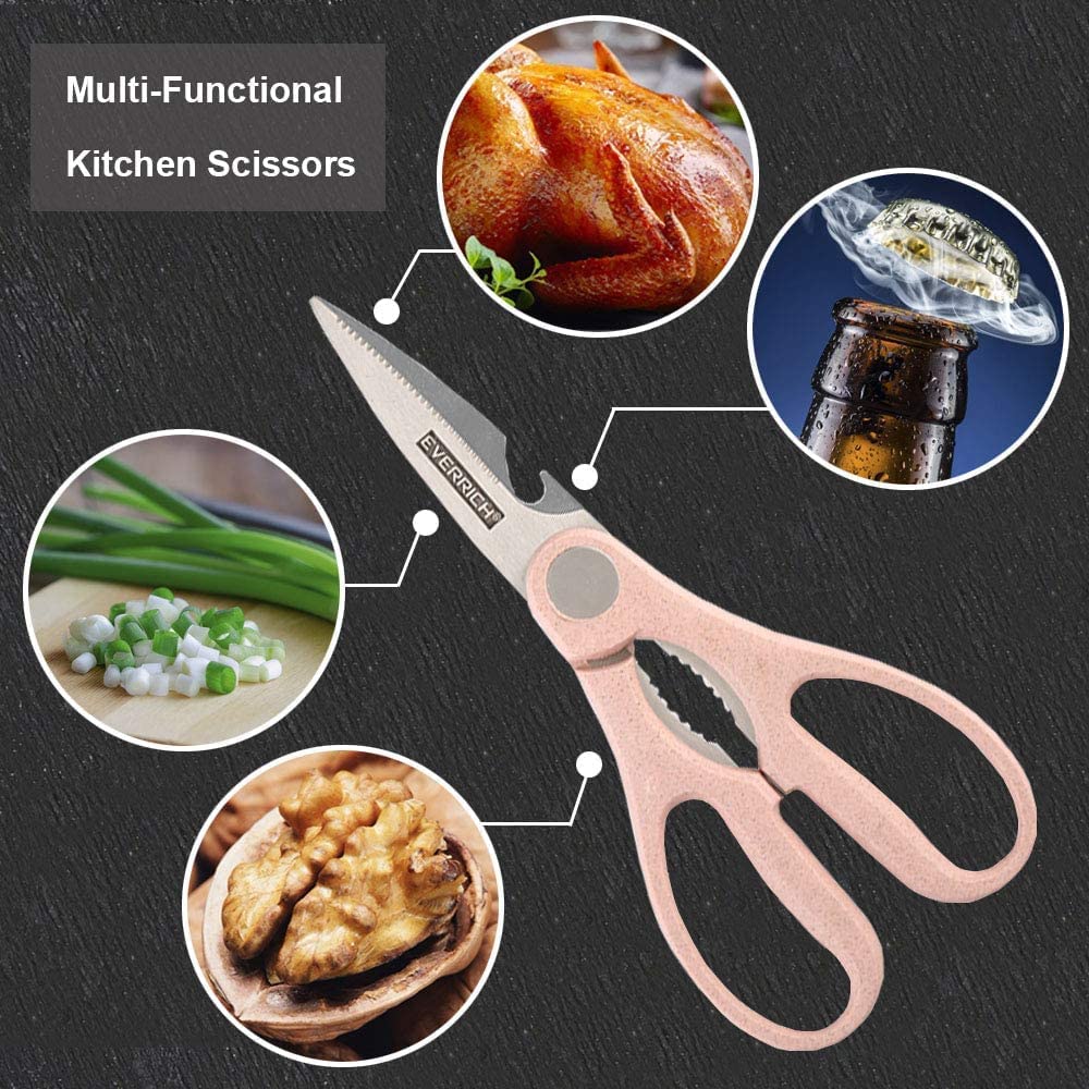 Utaki Knife Set Vegetable Bread Paring Finger Kitchen Set Chef's Knife, Knife, Knife, Knife, Scissors, Peeler, Tongs, Guard, Knife, 8-Piece