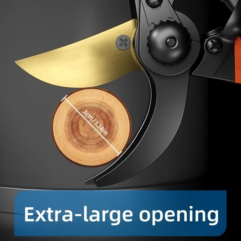 8.5" Garden Pruning Shears, Super Sharp Stainless Steel Garden Shears with Anti-slip Soft Sponge Grip, Suitable for Home Gardening and Garden Design