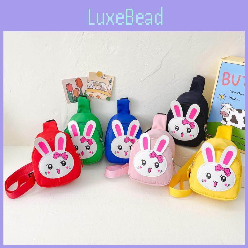 Rabbit Pattern Kids Crossbody Bag With Fun Animal Print For Preschool Children