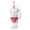 Christmas Cup 420ml Winter Holiday Travel Mug Double Wall Travel Coffee Mug For Women Men Kids Adults Children Family Friends