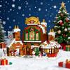 1481pcs Christmas Gingerbread House Building Blocks Creative DIY Holiday Bricks Kit, Festive Winter Decoration & Gift for Kids