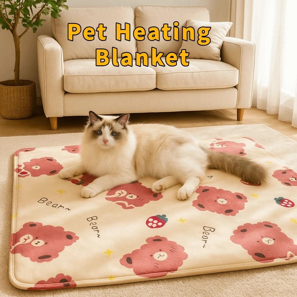 Adjustable Temperature Dog Heating Pad Waterproof Cat Heated Mat Blanket Winter Pet Heater  Indoor