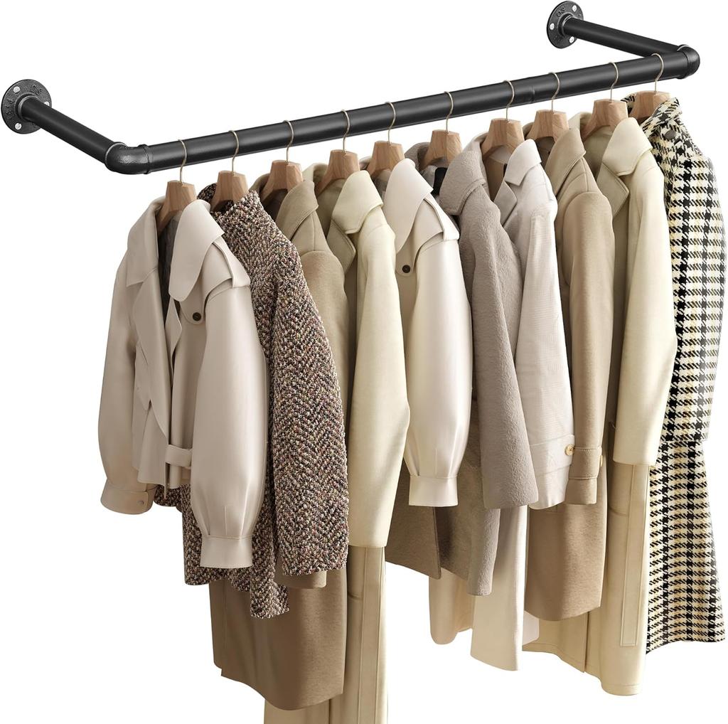 Wall-Mounted Hanger Bar - Hsr67Bk