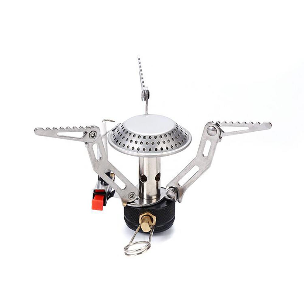 Ourdoor Camping One-piece Gas Stove Heater Tourist Burner Foldable Outdoor Picnic Kitchen Equipment Supplies Survival Furnace