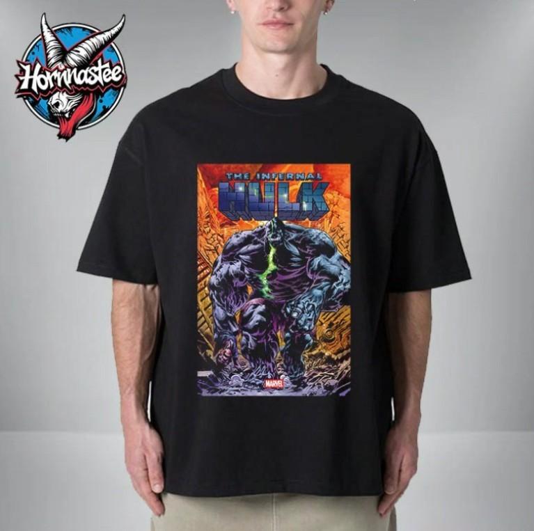Marvel Comic Hulk New Version Infernal Hulk Unisex TShirt Unisex T-Shirt XXL