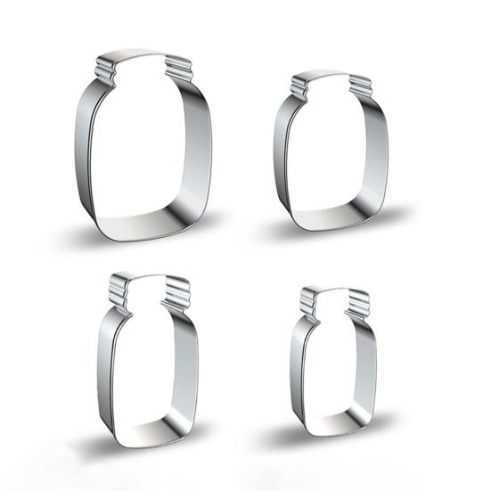 Formička na sušenky Jemná DIY Nerezová ocel Tvar lahve Vykrajovátko na pečení sušenek na párty