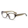 New trendy anti-blue flat glasses fashion pose glasses frame cat eye glasses frame fresh plain flat glasses