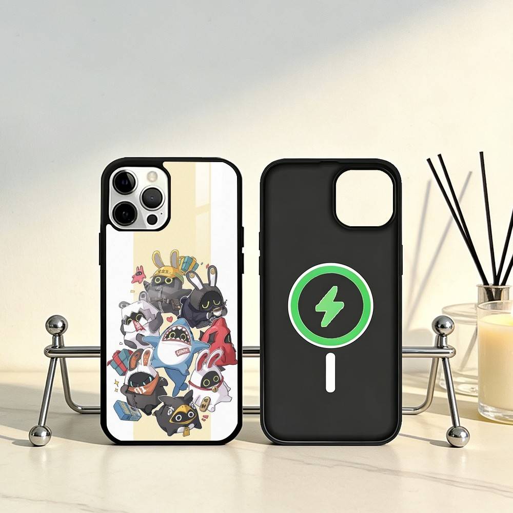 Zenless Z-Zone Zero Bangboo Phone Case For iPhone17,16,15,14,13,12,11 Plus,Pro Max Magnetic For Magsafe Wireless Charging iPhone14PROMAX
