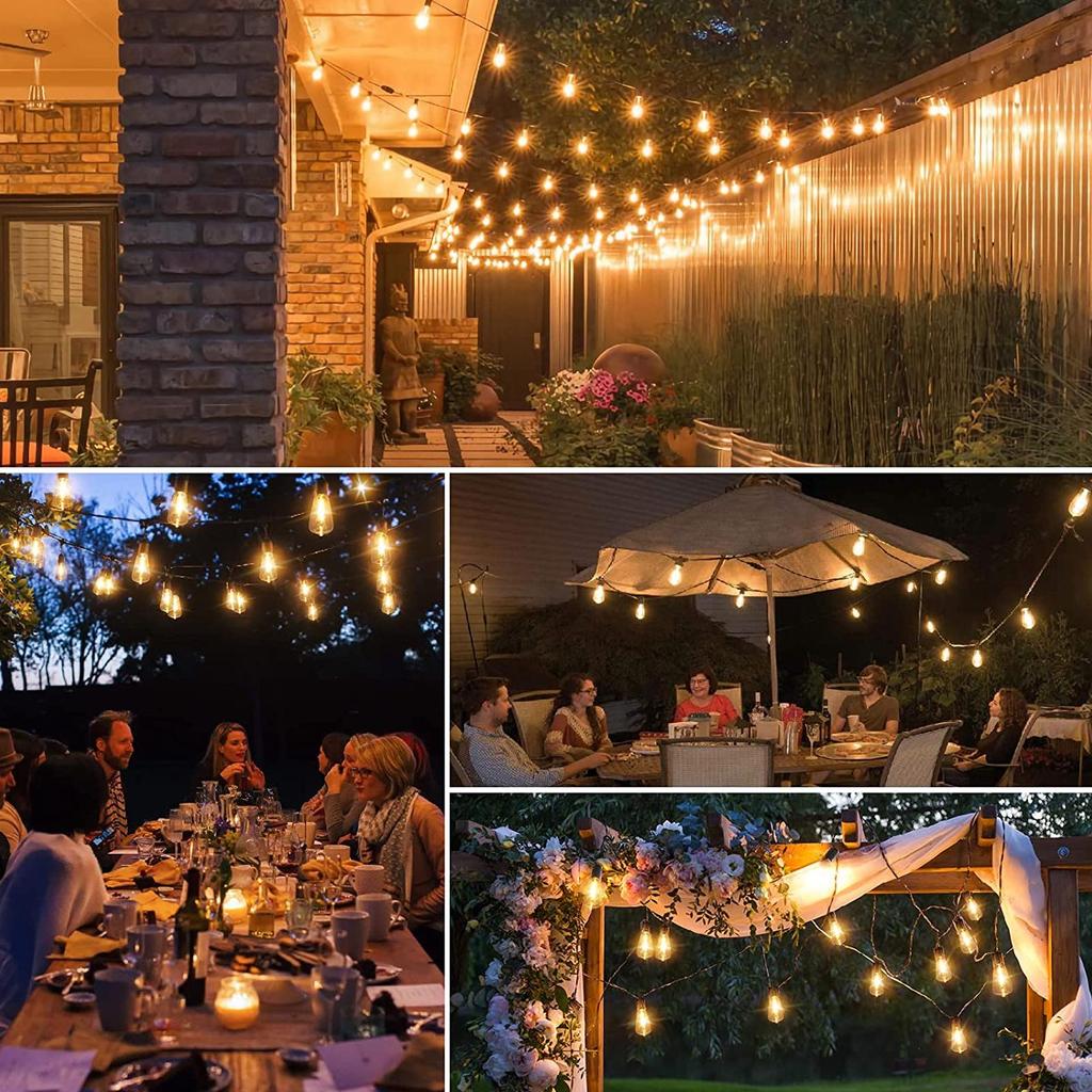 E12 High Voltage LED String Lights - ST38, Colorful Indoor/Outdoor Decoration for Garden or Camping