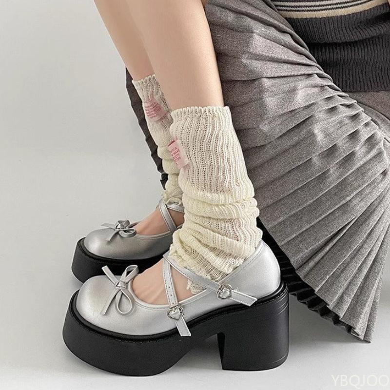 Fashion Trendy Thick Heeled Women's Thick Soled New Mary Jane Design High Heels Single Niche Versatile Small Leather Shoes Zapatos Mujer