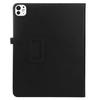 For iPad Pro 13 (2025)/13 (2024) Case Bi-Fold Stand Leather Tablet Cover Litchi Texture