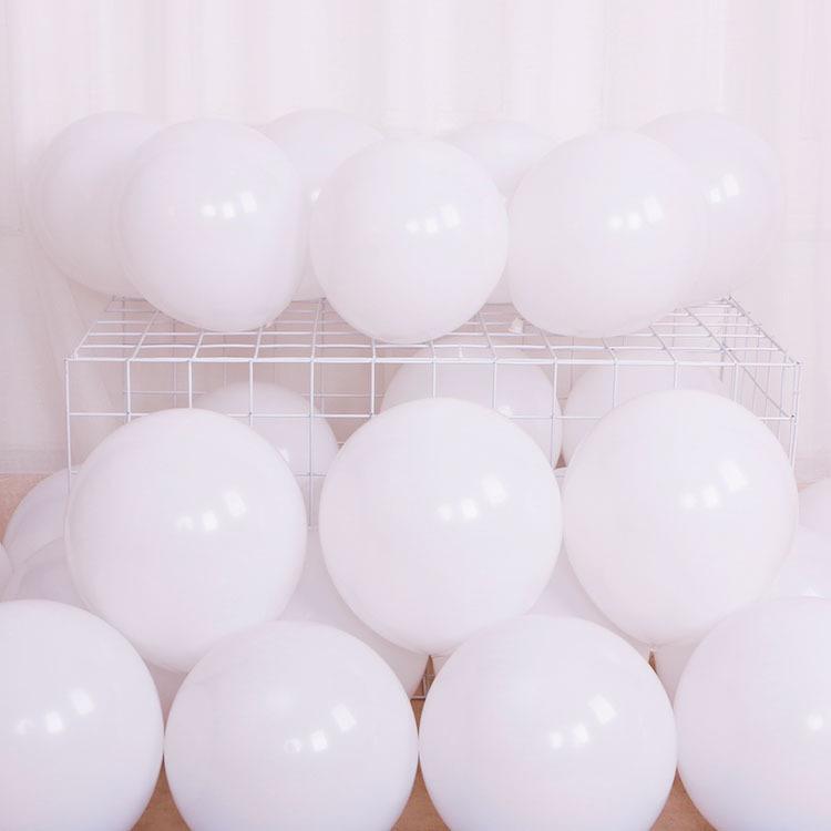 Thickened 10-Inch Matte Balloons - 1,000 Pieces for Weddings & Birthdays