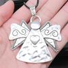 Love Heart Angel Peace Dove Pendant Antique Bronze Metal Bridesmaid Choker Necklace New Arrival Gift