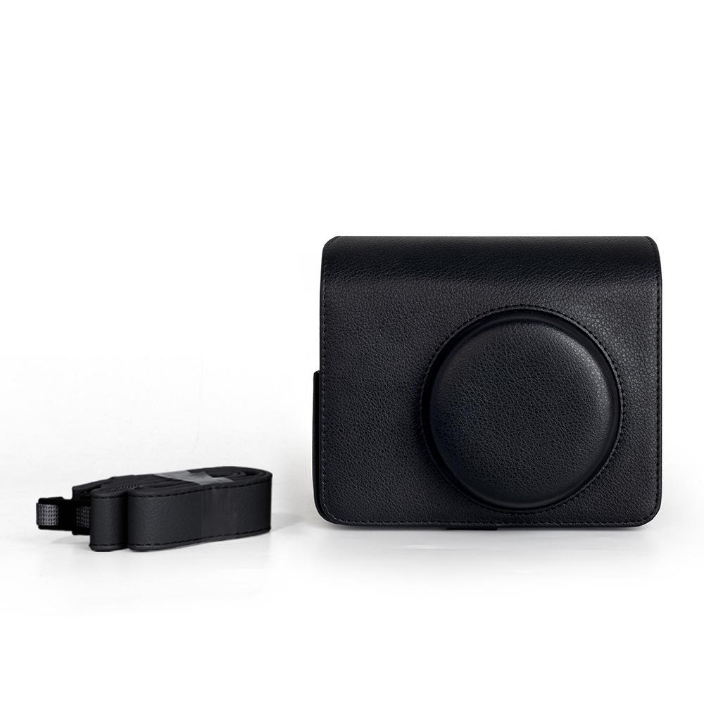 [Film Lab] Instax Wide 400 PU Leather Camera Case Soft Protective Case with Strap CAA62
