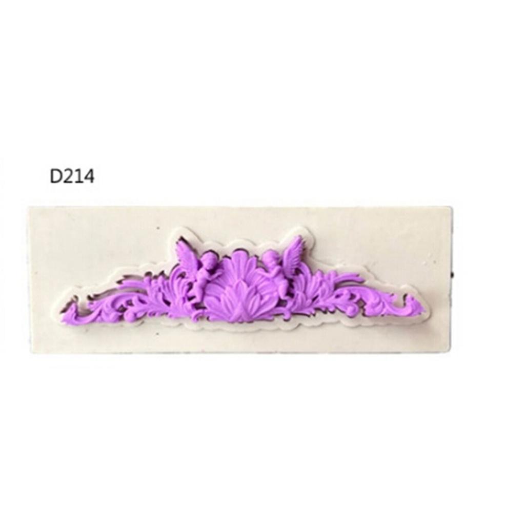 DIY Sugar Craft Cake Vintage Relief Border Silicone Mold Fondant Mold  Tools  Paste Mold