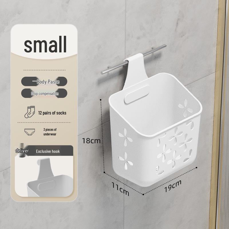 Large Capacity Foldable Wall-Mounted Laundry Basket - Portable for Dorm and Bathroom