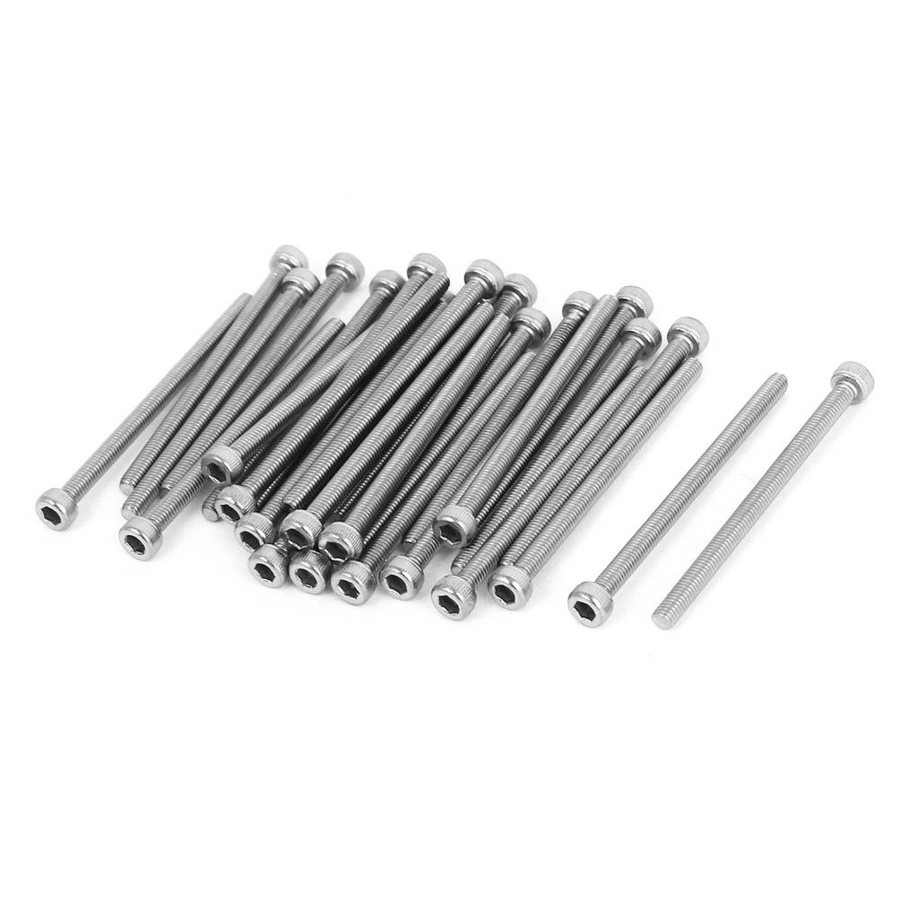 uxcell M5 Female Thread Nylon Hexagon Hex Nut Fastener Off-White 100PCS