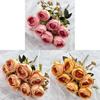 Artificial Rose Bouquet For Wedding Decor And Photography Props With Silk Fabric Material