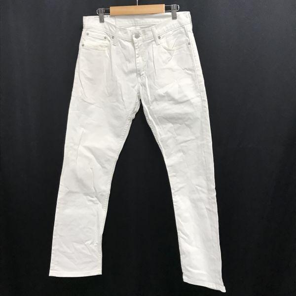 Levi’s 514 White Denim Pants W30 L30 Inseam 80cm Straight White