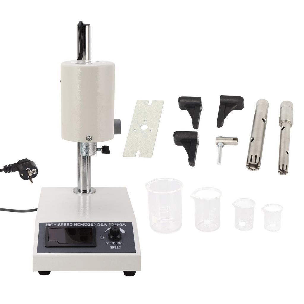FSH-2A 8000‑22000rpm Adjustable High Speed Homogenizer Laboratory Disperser Emulsifier Homogenizer for 5‑1000ml