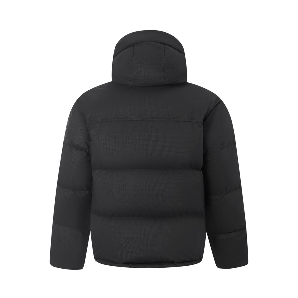 Li-Ning Sports Lifestyle Series Letter Zipper Hooded Versatile Casual Down Jacket Unisex Outerwear AYMV435-2