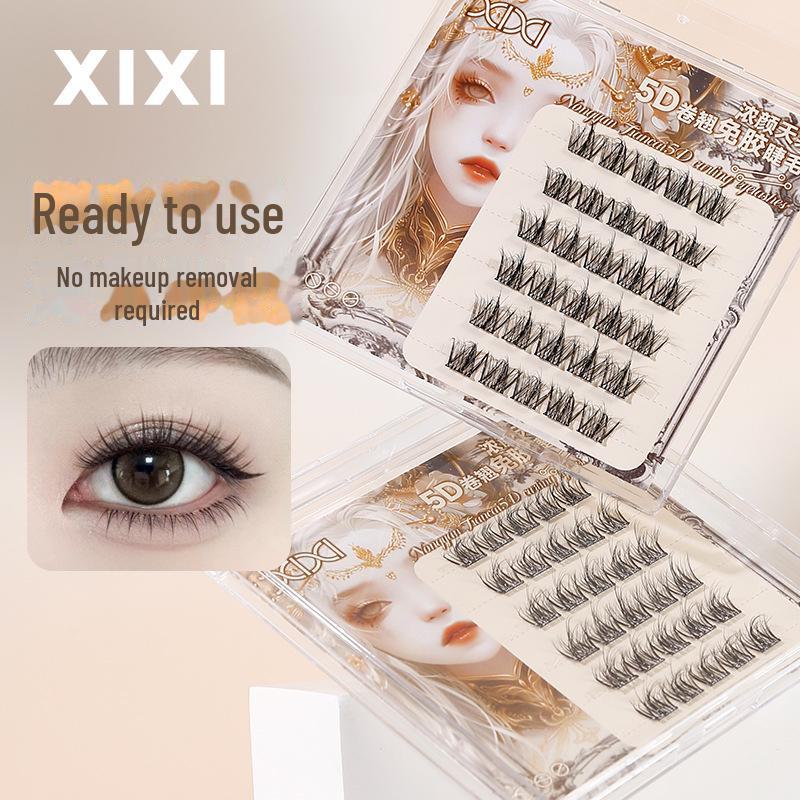 

Xixi 5D Керлинг Бесклеевые Натуральные Густые Сегментированные Комичные Ресницы