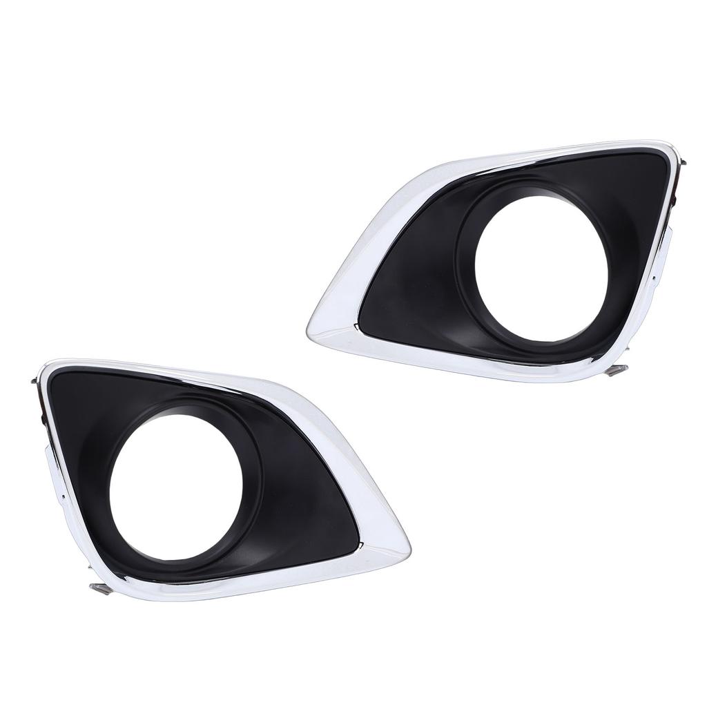 Replacement Fog Light Frame, High Quality,  ,   Fit, Improves Vehicle Appearance for Venza 2013 2016, Black Silver, 2 Pieces