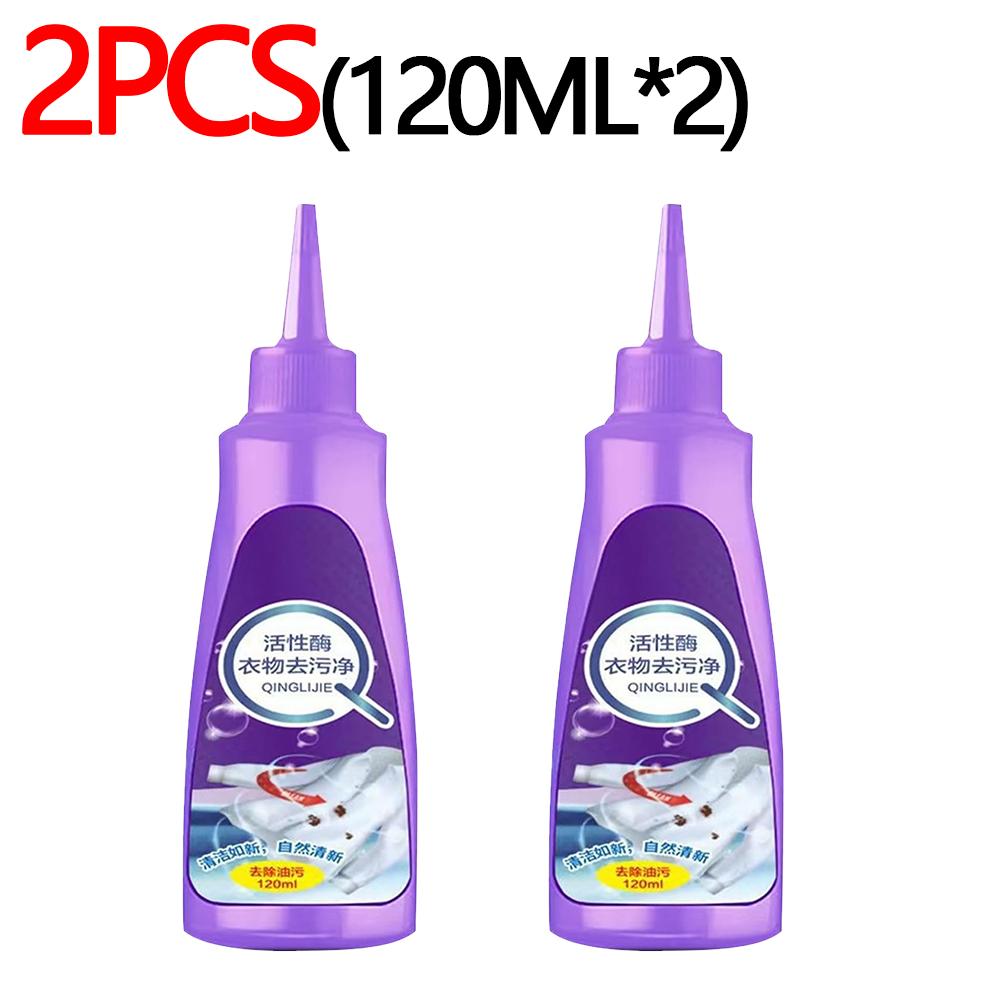 10-1pc 120ML Concentrated Liquid Laundry Detergent Clean Linen Active Enzyme Laundry Detergent T-shirt Clothes Laundry Degreaser