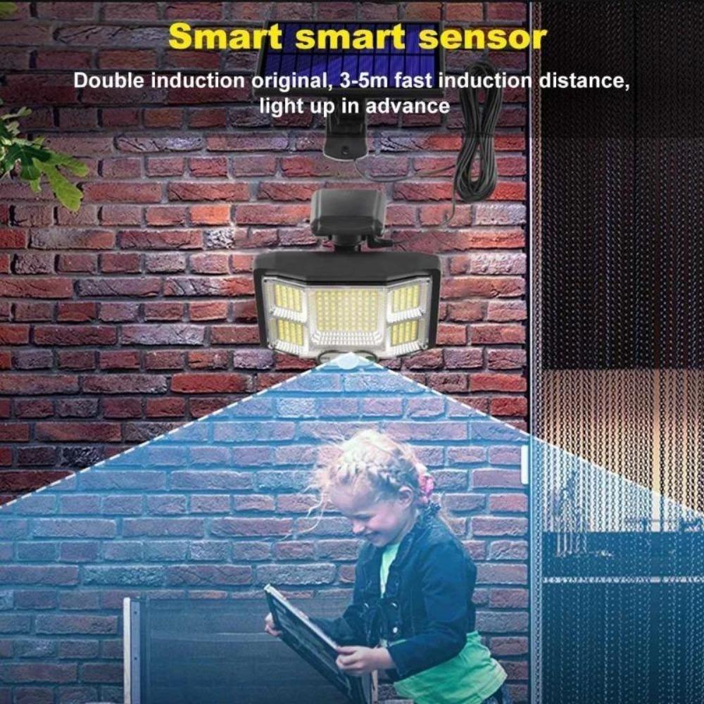 40W Solar Lights Outdoor Motion Sensor 168LED/168COB Waterproof Split Flood Lights With Remote Control For Patio Yard Garden Garage
